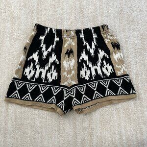 UO Sparkle & Fade Knit Sweater Lounge High Waisted Shorts S